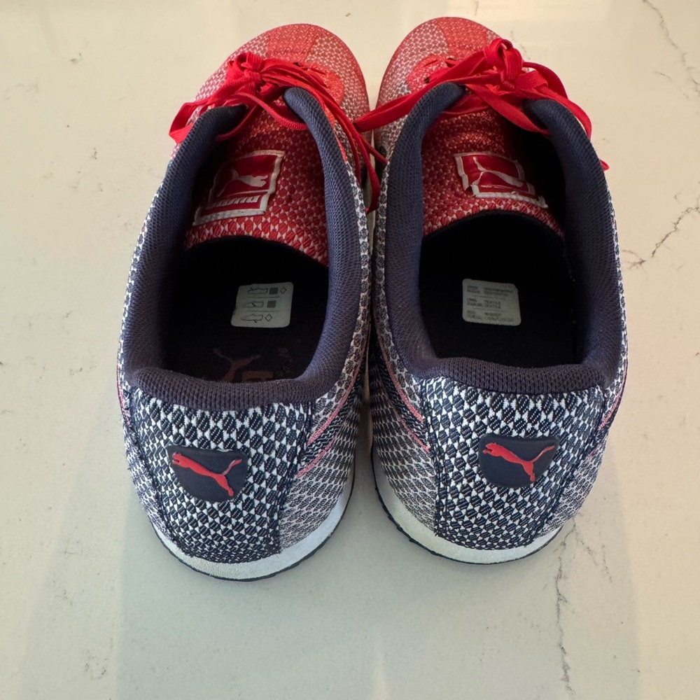 Puma Red and Blue Sneakers Lightweight Performance Design